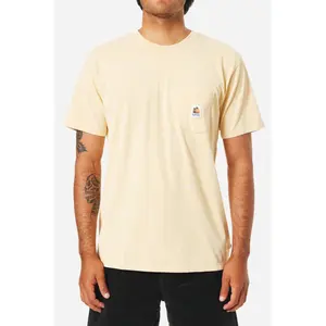 Katin - Wilson Pocket Tee - Sun Yellow Sand Wash