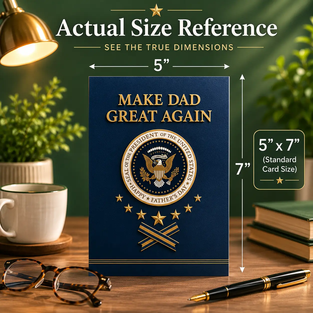 Funny Talking Father's Day Card for Dad | Real Voice Sound Greeting Card | Best Gift from Wife Son Daughter