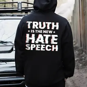 Truth Is The New Hate Speech Hoodie – Free Speech Statement Graphic Hoodie for Men & Women