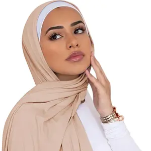 Light Apricot jersey hijab/ Hijab Scarfs for Women Premium Jersey Hijab Hijab for Women Muslim Cotton Hijab