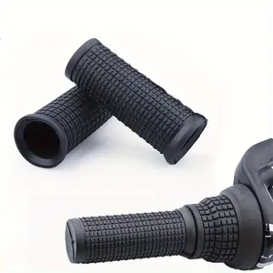 4pcs SL-RS35 MTB Bike Handlebar Grips - Durable Rubber, Black - Essential Cycling Accessory, Short Bar Cover, Hot Deal, Bicycle Accessories
