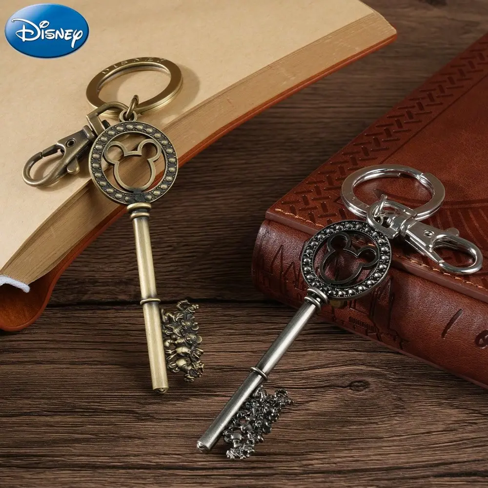 Disney Official Mickey Minnie Aesthetic Authentic Keychain Charm, & Silver Color Design, Perfect Gift for Friends, Ideal for Everyday Use