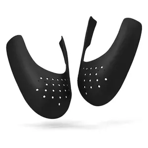 Shoe Creases Protectors for Air Force Shoes Anti-Wrinkle Guards for Sneaker & Casual Shoes Black 2 Pair Breathable Durable PE TPR - Footwear Ideal gift choice for Christmas & New Year gifting