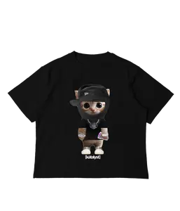 Yeat Kitty Shirt - Oversized Drop Shoulder