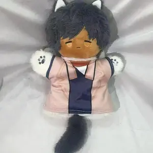 25cm Anime Game Arknights Skadi Elysium Cosplay Hand Puppets Hand Kawaii Plush Doll Puppet Cartoon Soft Plushie Toy Figures Gift