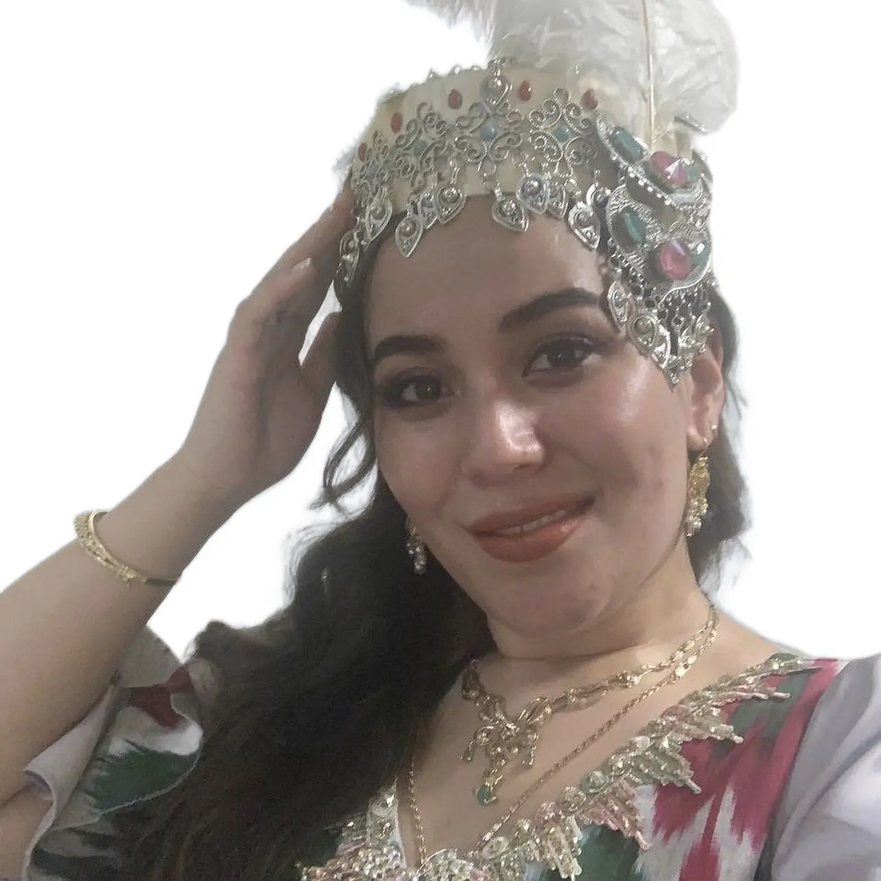 Uzbek kelin khwarezm headpiece Female