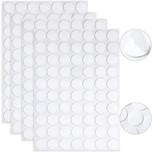 280 count Double Sided Sticky Dot Stickers Removable Round Putty Clear Sticky Tack No Trace Sticky Putty  Small Stickers for Festival Decoration (20mm, 280)