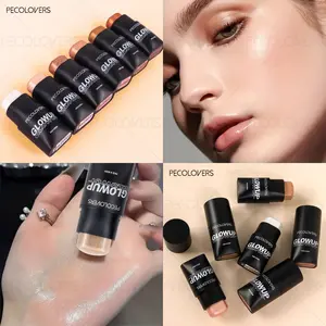 1PC Highlighting Stick, Glow Seeker Highlighter, Multi-Use Contour Stick, Bronzer Stick, Smooth Texture, Suitable for Face, Body, Neck, Waterproof, To Create A Radiant Skin Effect, Suitable for Daily Use, High Shine Makeup