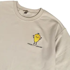 SWEATSHIRT Mango, watermelon, orange or avocado fruit embroidered