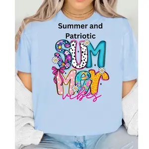 Summer and Patriotic Live Claim and Designs for shirts