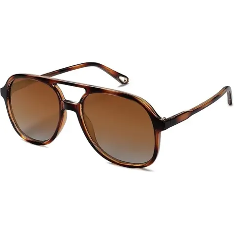 〖Summer Vibes〗1/2/3 PCS Retro Aviator Sunglasses for Women Men Classic 70s Vintage Trendy Square Aviators UV400 Protection Solid Polycarbonate Frame Father's Day Gift