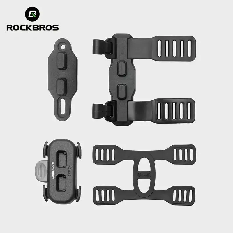 ROCKBROS Magnetic Strap-Type Bike Water Bottle Cage with Universal Fit and Secure Grip, Cycling Gear for Long Rides, Easy Installation, Most Bicycle Types