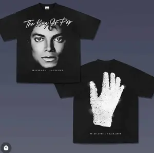 MJ Vintage Pop Music Graphic T-Shirt, Retro Icon Glove Style Tee, Unisex Fan Gift Trending Shirt 4HW