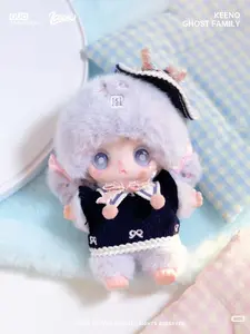 （03）KEENO Fluffy Cute Ghost Series Blind Box MysteryBoxes (Hidden StyleProbability:96:1)