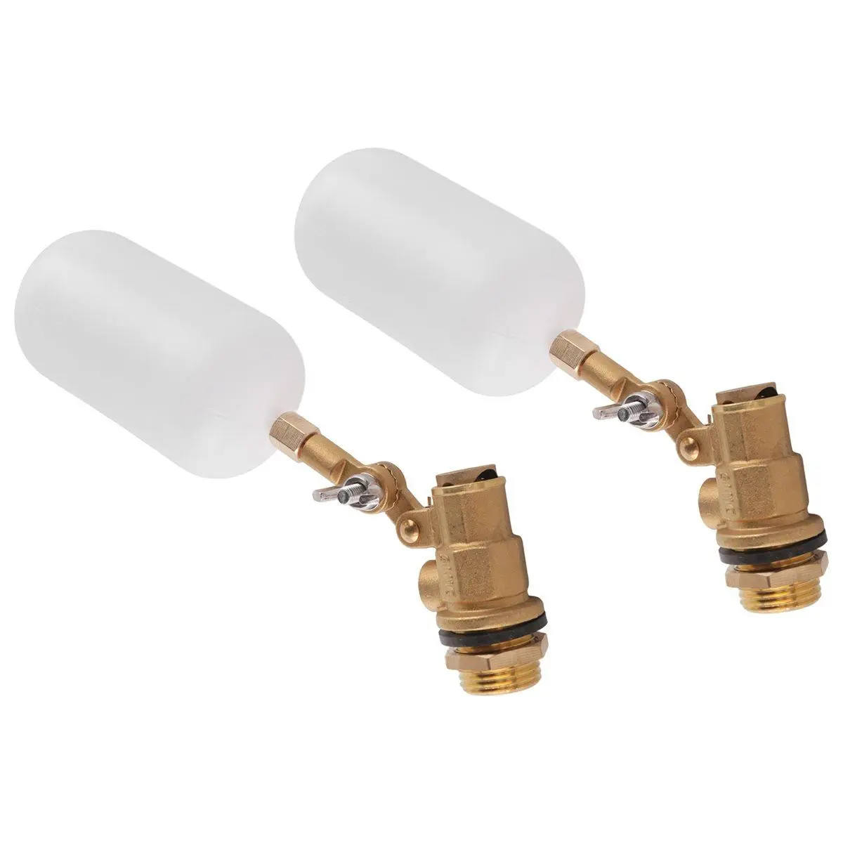 1/2 Inch Float Valve, Water Float Valve for Pond Float Valve Shutoff Auto Fill, for Livestock Tanks, Aquariums