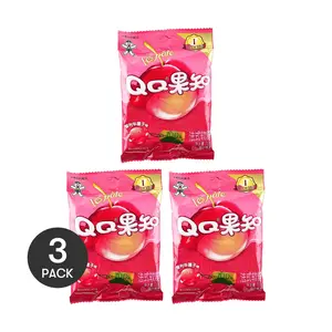 WANT WANT Cherry Flavor QQ Candy 3 Pack Soft Candy 70g Each