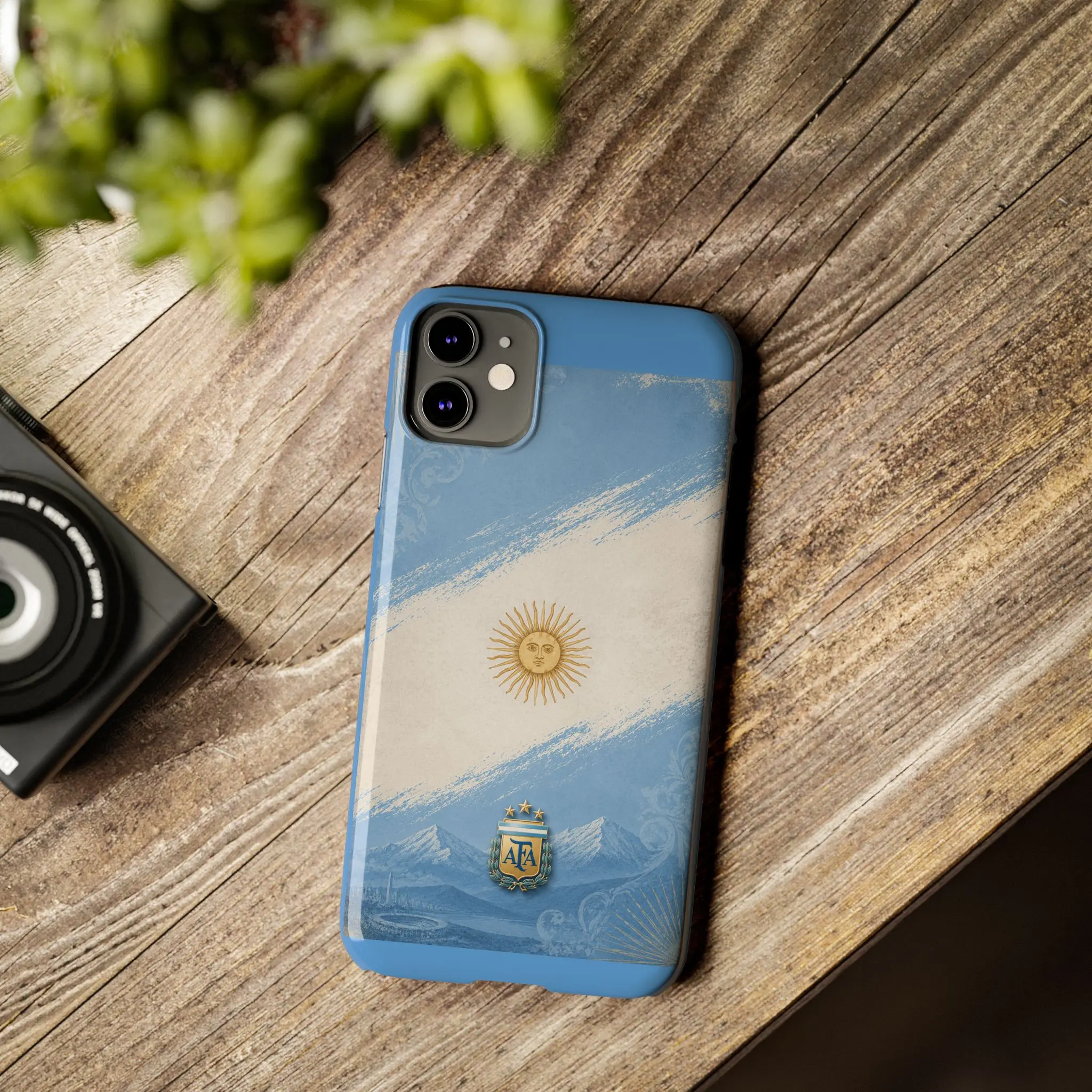 Argentina Flag Wireless Phone Case, Slim Durable Polycarbonate Mobile Phone Accessory
