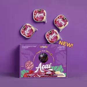 Acai Superfood Mousse 🫐 Digestive Support for Pets (12 Cups) | Tasty Goat Cheese