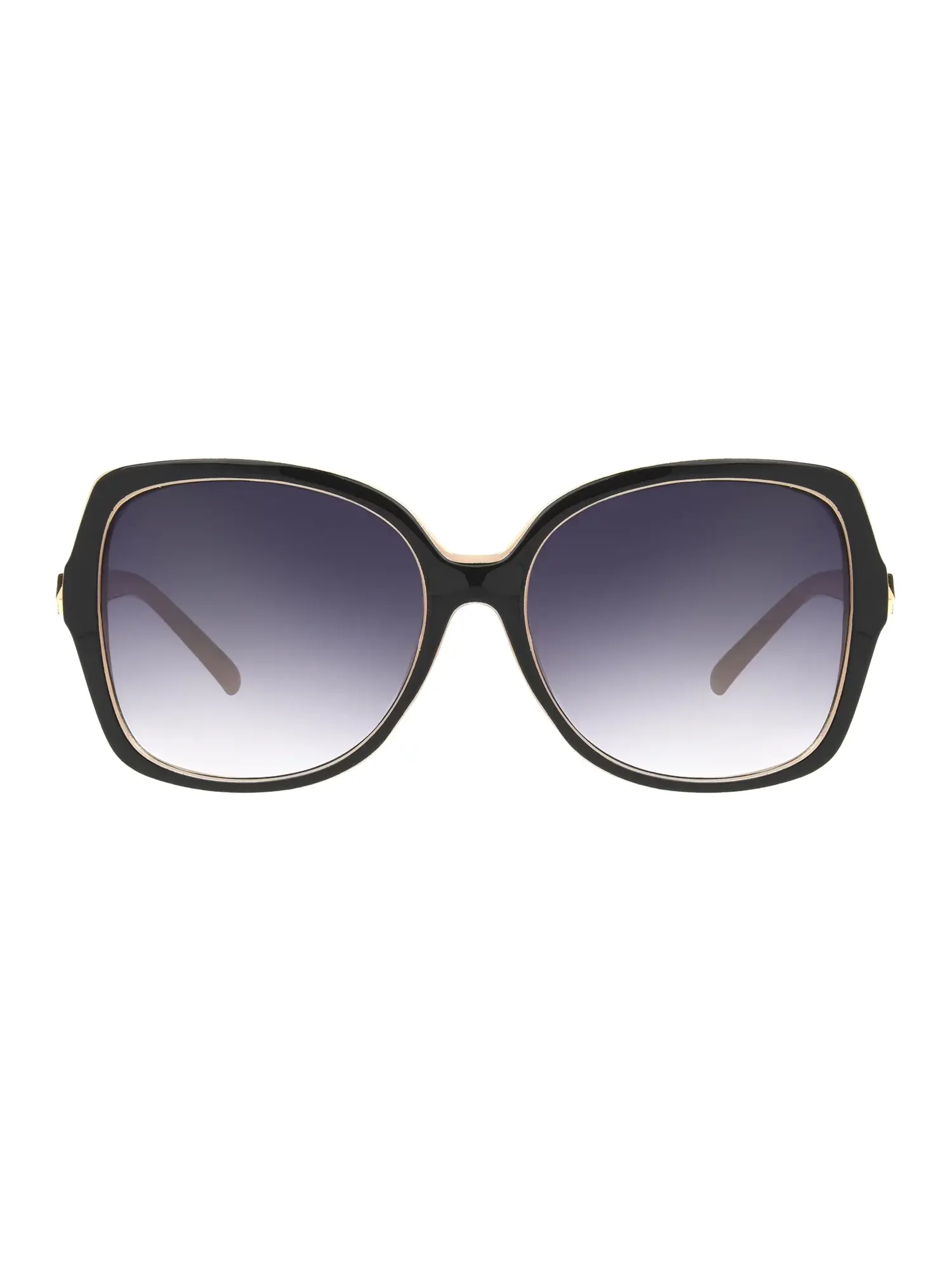 Foster Grant Women'S Oversized Fashion Sunglasses, Black Beige Fgx International Inc.