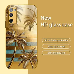 Only Summer Vibes! Sunset Beach Palm Tree Case for Galaxy S20 FE, Tropical Vacation Aesthetic Cover, Must-Have Travel Accessory 2026—975 outdoorfun