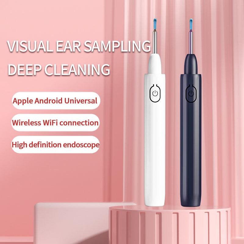 Say goodbye to blind ear cleaning with this visual ear wax removal tool! Equipped with a high-definition camera and built-in LED light, it lets you see every detail inside the ear canal in real time on the integrated screen, making ear cleaning safe, easy