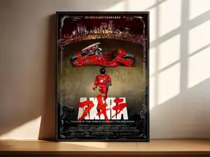 Akira Poster, Kaneda & Tetsuo Wall Art, Anime Manga Fan Decor - Number 04