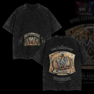 Retro Vintage Limited Edition Championship: A Look Back at the Rich History of the WWE Kevin Sullivan Wrestling Tee, WWE graphic Cotton Fabric