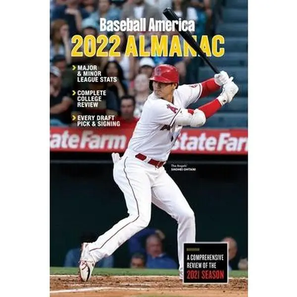 Used Baseball America 2022 Almanac - Soft Cover Book, English Language, Condition Ratings Included, Unknown Author