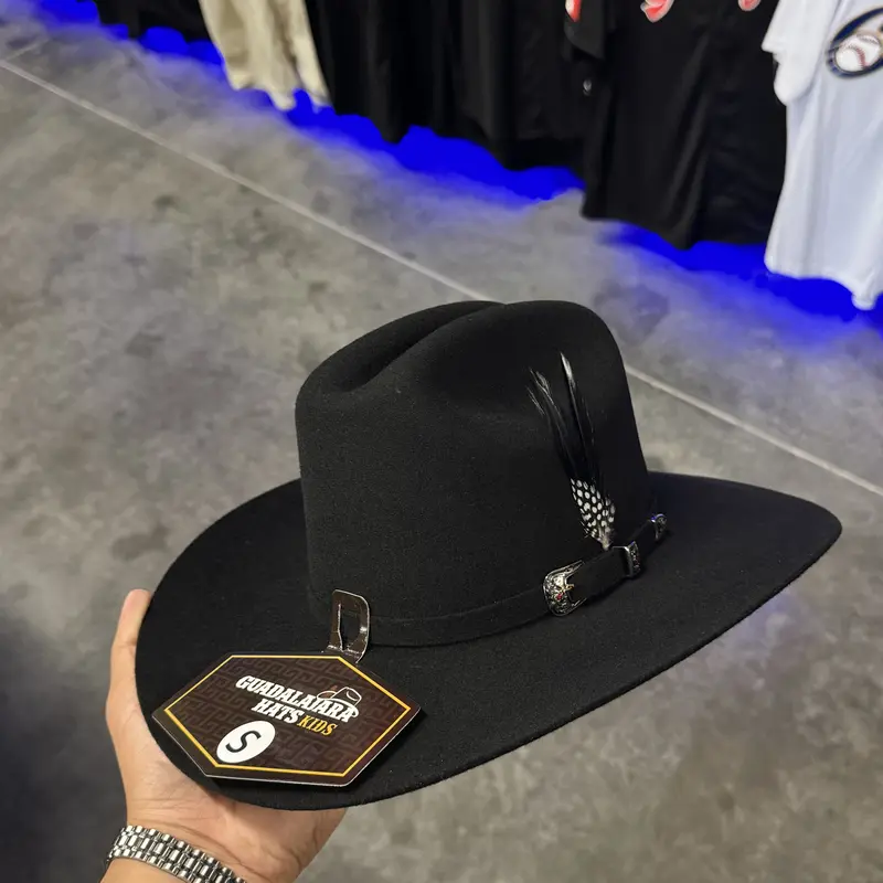 Tejana de Niño Horma Sinaloa - Guadalajara Hats (Diamante Negro)