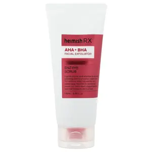 Heimish AHA + BHA Facial Exfoliator, Enzyme Scrub, 4.39 fl oz (130 ml)
