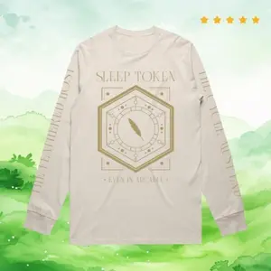 Sleep Token Merch Store Even In Arcadia Feathered Long Sleeve R