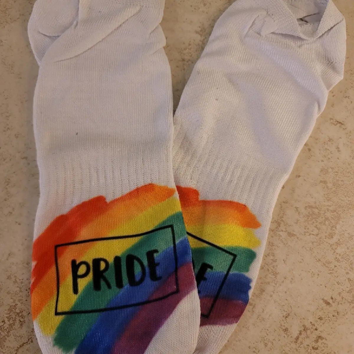 pride socks mens size 12-14