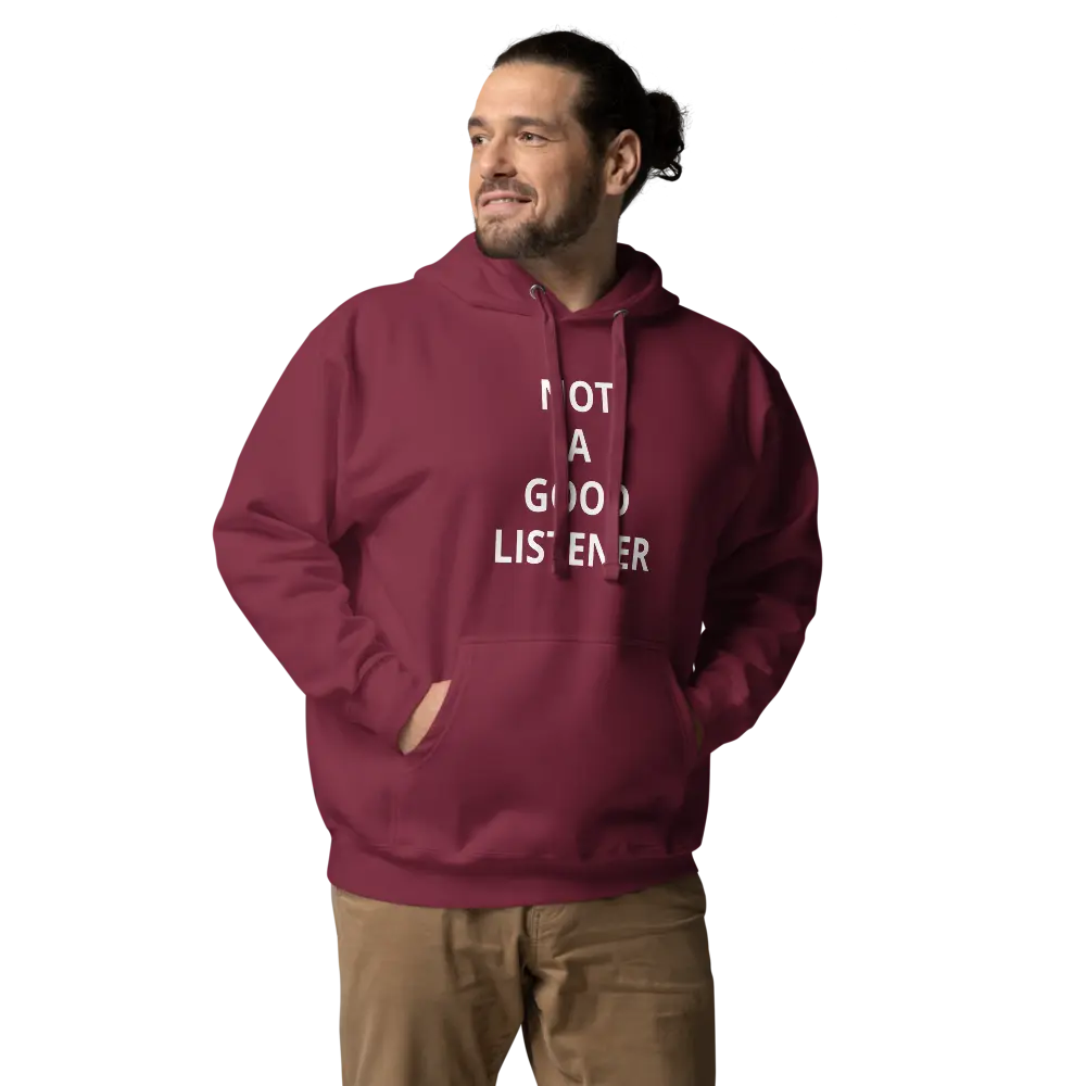 Men's Pullover Sweatshirt, Medium Length Graphic Cotton Blend Hoodie with Front Pockets, All Season Streetwear, Matching, Layer