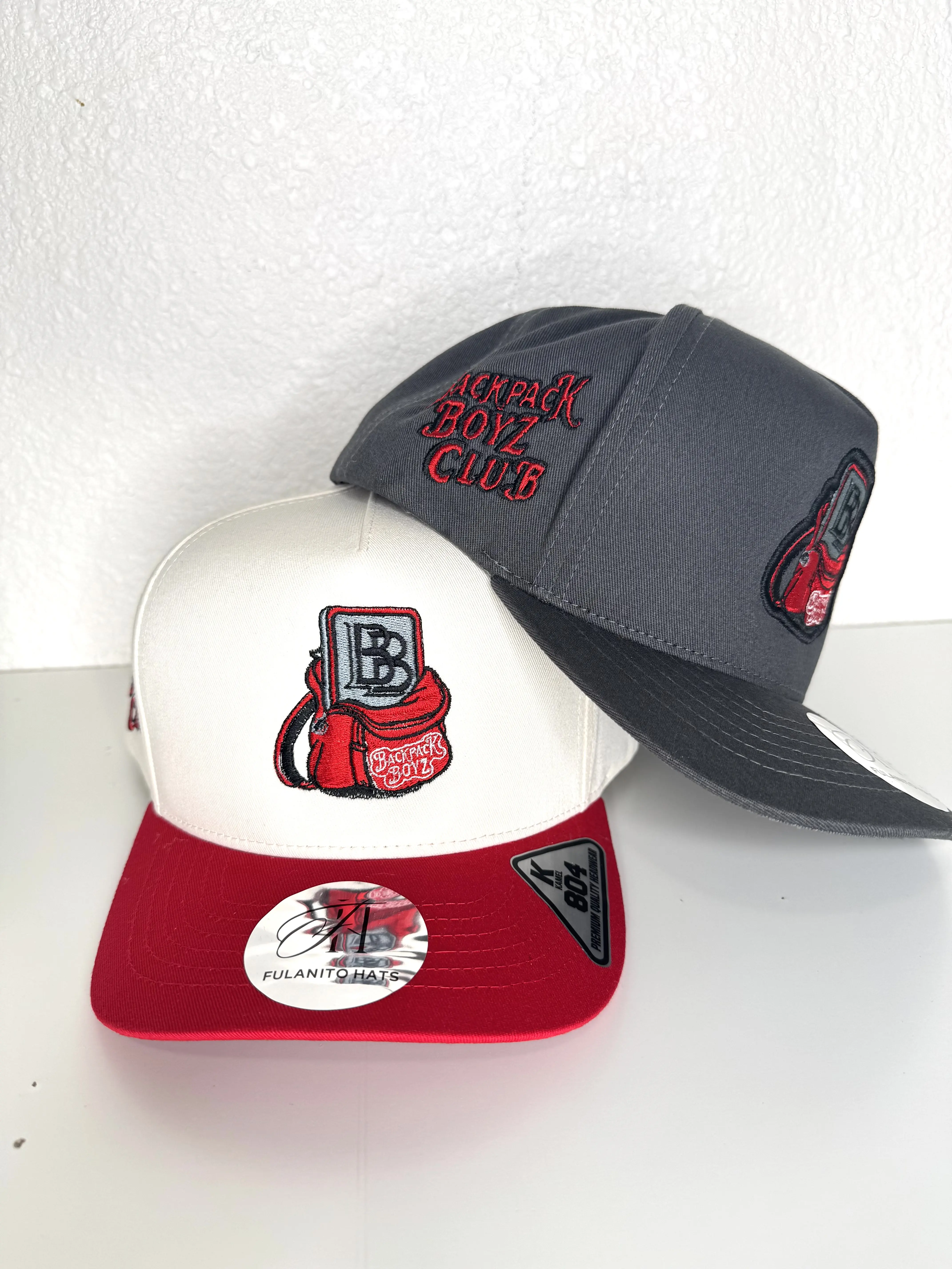 Backpack Boyz Club Hat - White/Gray