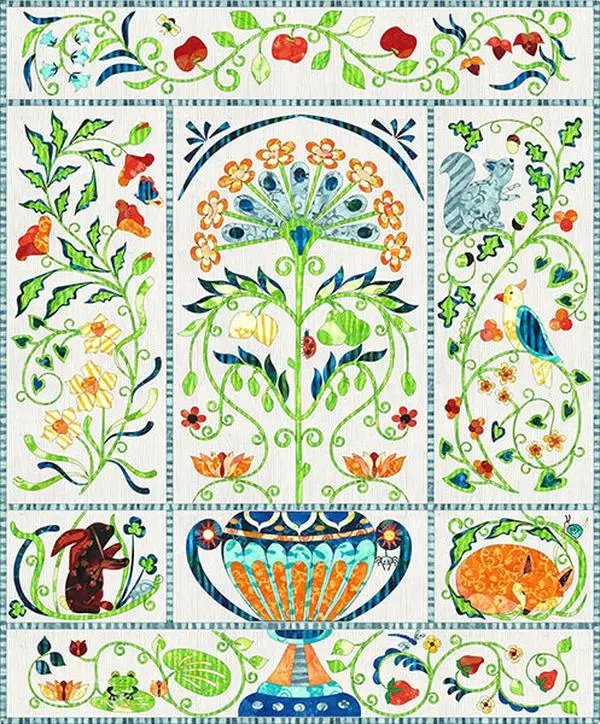 Fabric Hoffman Meadowland Laser Quilting Kit SCMLK-170