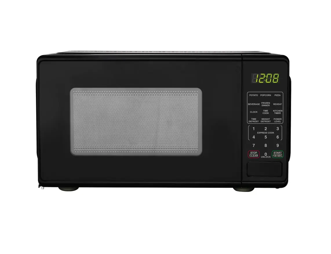0.7 Cu ft Countertop Microwave Oven, 700 Watts, Black, New 0.7 Cu ft Countertop Microwave Oven, 700 Watts, Black, New