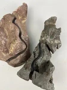 Natural Trunk-Set Bonsai Stone - Hand Carved Grooved Training Rock for Stone-Mounted Bonsai,Hardscape Stone for DIY Plant Garden,Bonsai Tools