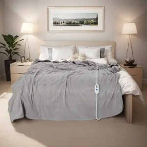 Heated blankets Electric blanket Twin Full Sizes Soft Warm and Durable Fleece 4 Levels of Adjustable Fast Heating, 10 Hour Intelligent Automatic Shutdown, Machine Washable, Gift for Winter, Cozy Night, Home Use, Christmas Stockings Fill Gifts