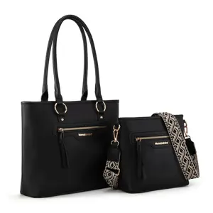 Montana West 2Pcs Handbags Sets for Women Large Tote Bags Cute Crossbody Purses