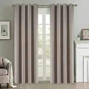 Blackout  Curtains,Buy 2 Get 2 Free, 4pcs Grommet Top, Thermal Insulated, Heat Blocking Drapes for Cooler Indoor Temps, Energy Saving, Bedroom & Apartment Christmas Merry Curtain Set living room use