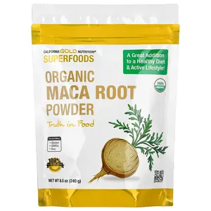 California Gold Nutrition Superfoods, Certified Organic Peruvian Maca Root Powder, 8.5 oz (240 g)