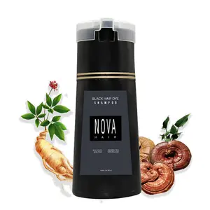 【24H SHIP】New Hair Dye Shampoo Nova Hair Instant Color Dye Shampoo Plants Essence US Conditioner Gentle hair dye shampoo natural Haircare Traditional Blend Nourishing Radiant Cleanser Cleansing