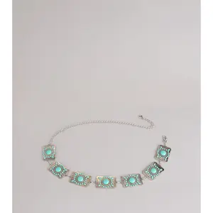 Desert Glow Concho Chain Belt