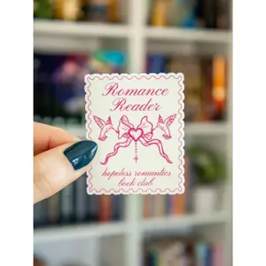 Romance Reader Sticker