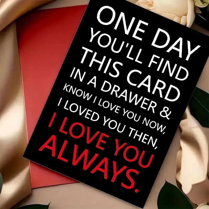 greeting card + 1 elegant envelope, a fun, affectionate, and Positive Message card, perfect as a birthday gift for your partner, boyfriend, girlfriend, or daughter. Ideal for women's best friends, as a thank-you card, birthday gift, or unique gift card.