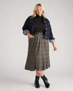 Carla Ponte Skirt - British Plaid
