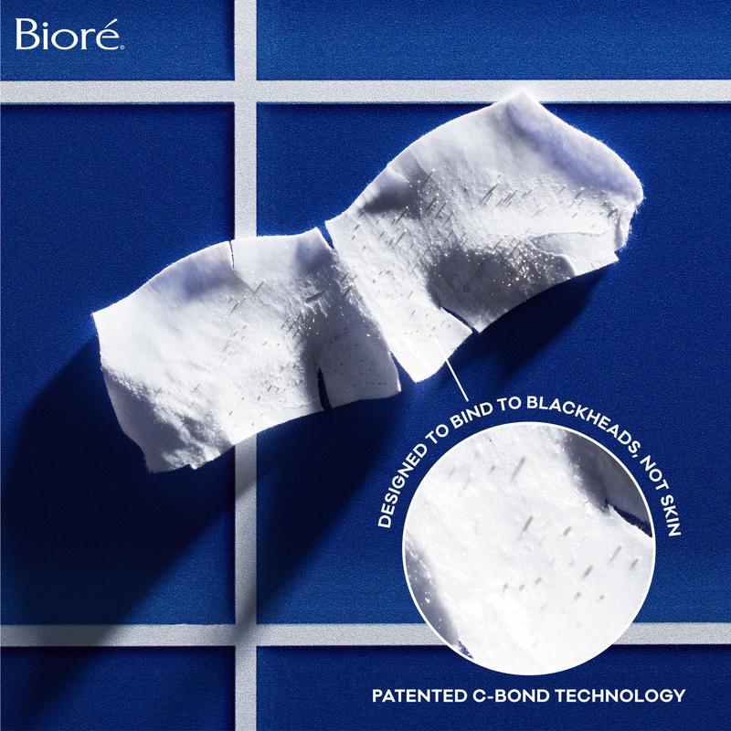 Bioré Skincare Original Deep Cleansing Pore Strips, Blackhead Removal Nose Strips, Instant Pore Unclogging, Oil-Free, Non-Comedogenic, 8-Count Pack