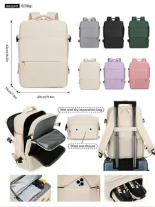 Unisex Travel Backpack, Airline Approved Luggage Bag, Under Seat Cabin Bag, 15.6 Inch Laptop Backpack for Daily Commute & Travel