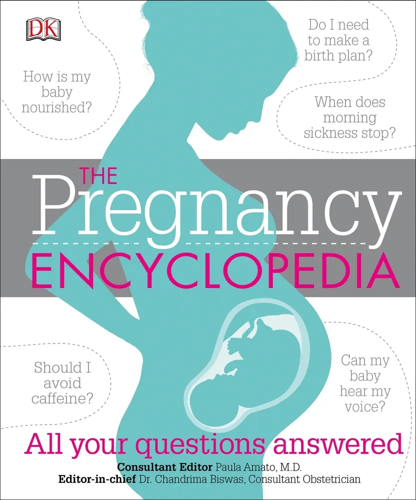 USED Book - The Pregnancy Encyclopedia: All Your Questions Answered by DK (Hardcover) - english