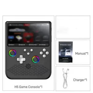 H5 Game Console, 5-Inch IPS Screen, 4000mah Battery, USB Charging, Ideal Gift for Adults, Perfect Christmas Present, Handheld Console